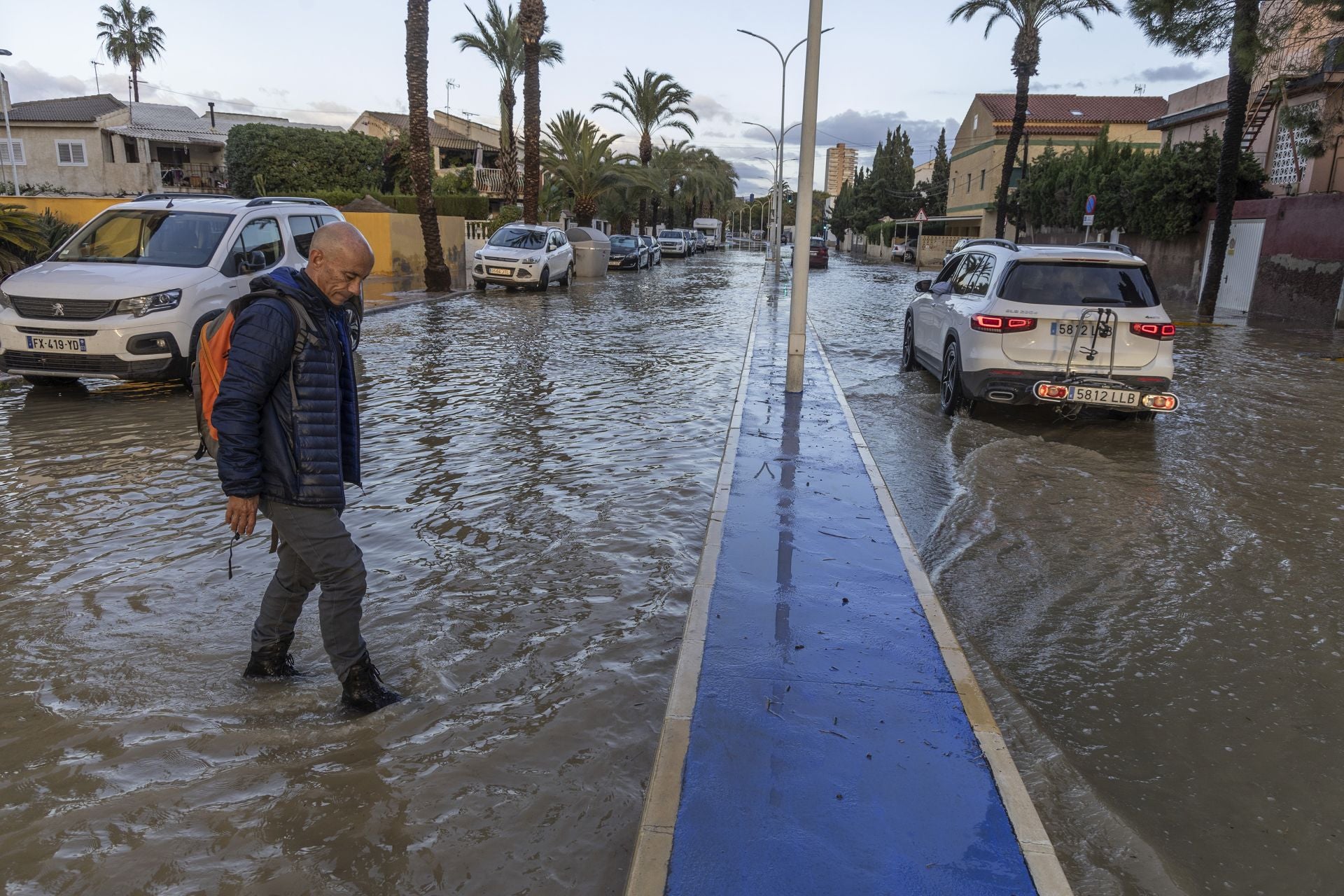 En imágenes | Mazarrón se lleva la peor parte de la alerta naranja por lluvia