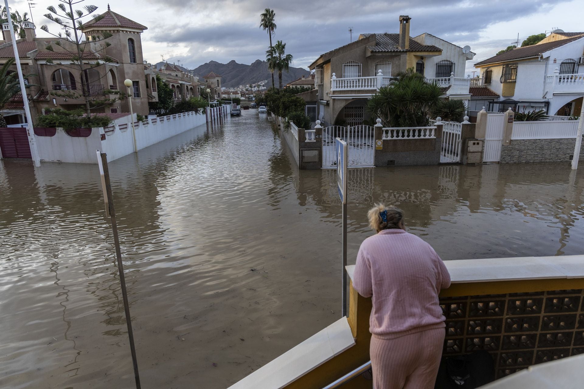 En imágenes | Mazarrón se lleva la peor parte de la alerta naranja por lluvia