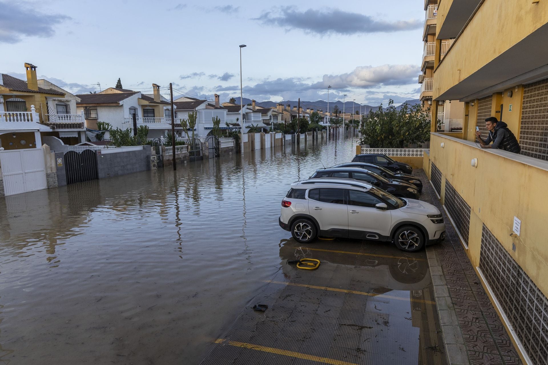 En imágenes | Mazarrón se lleva la peor parte de la alerta naranja por lluvia