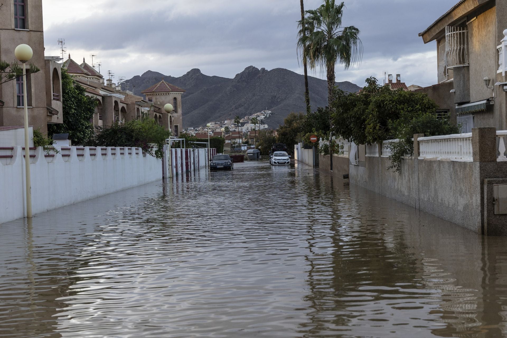 En imágenes | Mazarrón se lleva la peor parte de la alerta naranja por lluvia