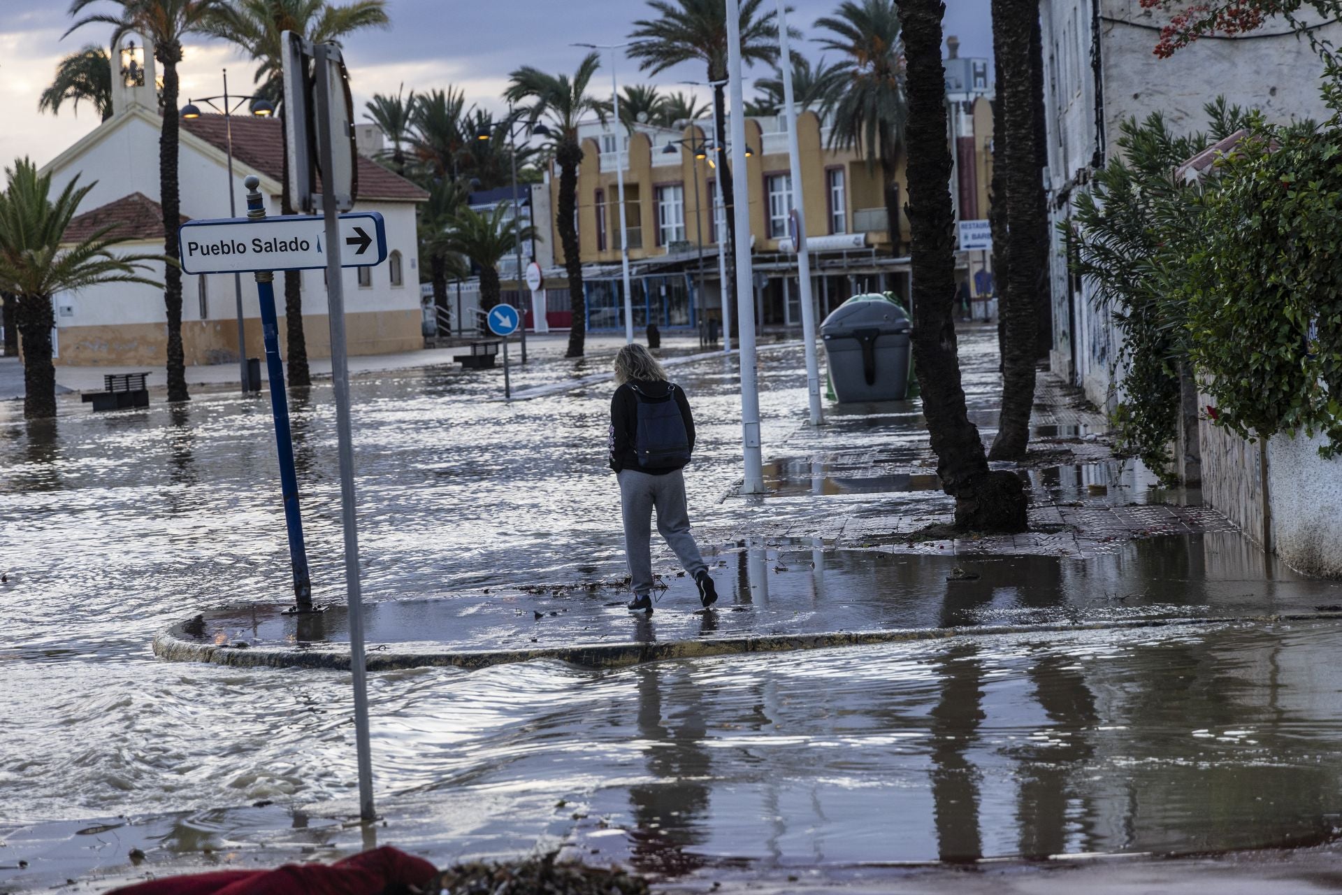 En imágenes | Mazarrón se lleva la peor parte de la alerta naranja por lluvia