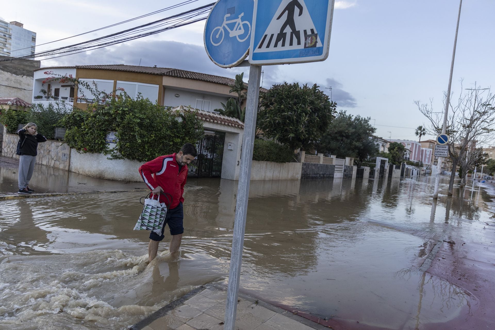 En imágenes | Mazarrón se lleva la peor parte de la alerta naranja por lluvia