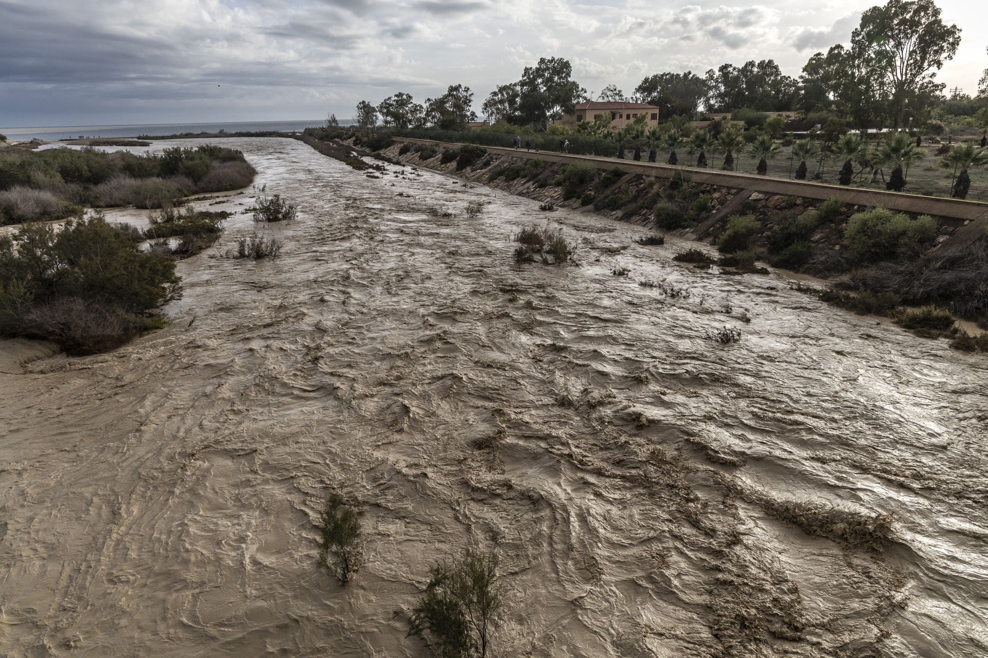 En imágenes | Mazarrón se lleva la peor parte de la alerta naranja por lluvia