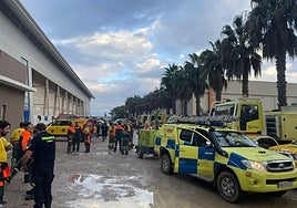 Dispositivo de Emergencias del Ayuntamiento, en Lorca.