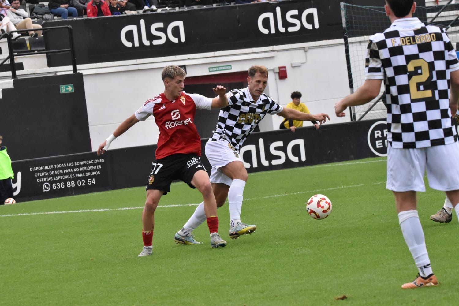 La derrota del Real Murcia frente al Ceuta, en imágenes