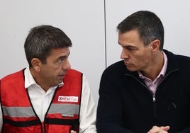 Carlos Mazón y Pedro Sánchez.