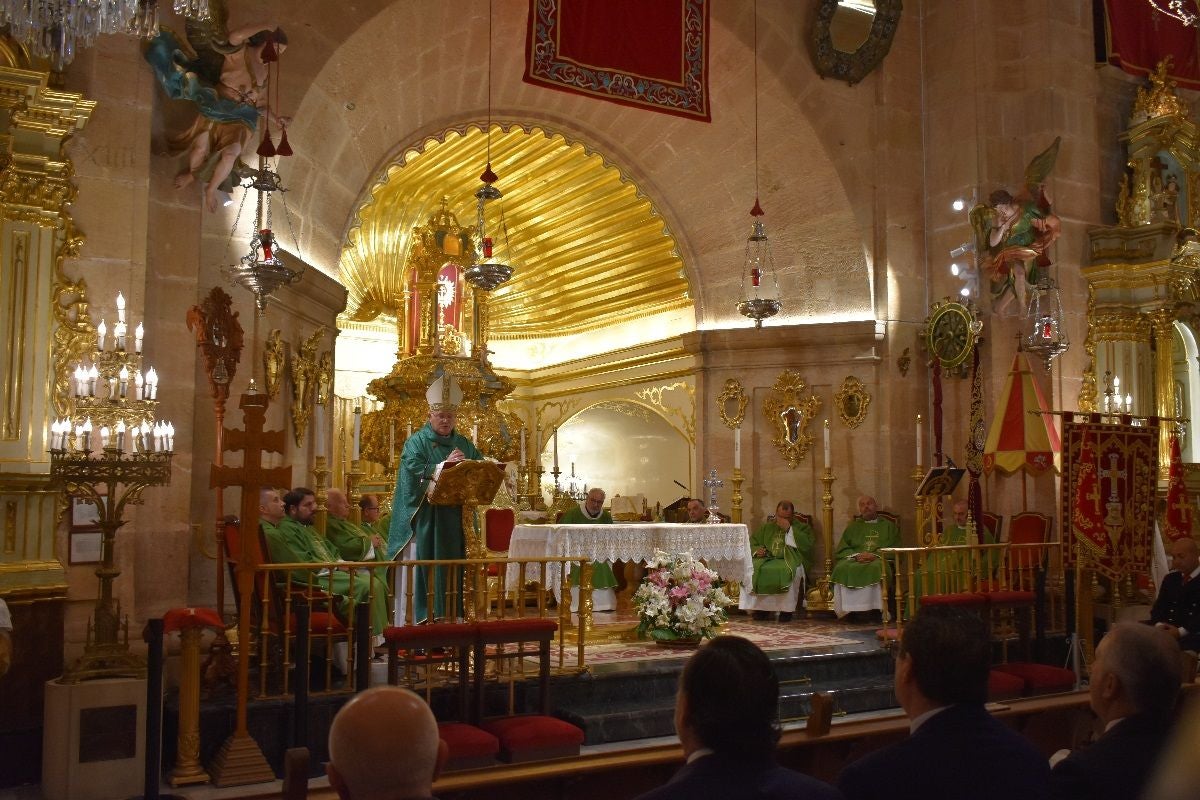 Abanilla peregrina a Caravaca - Misa del Peregrino