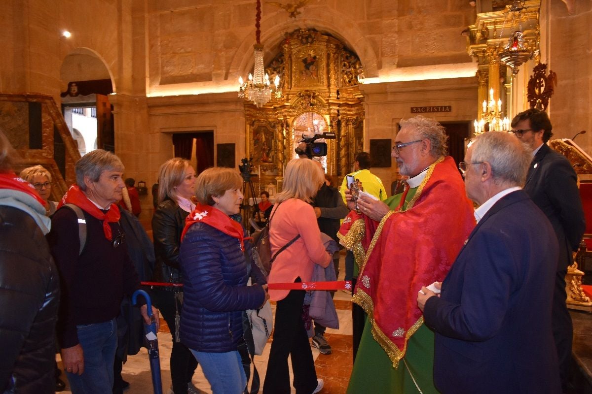 Abanilla peregrina a Caravaca - Misa del Peregrino