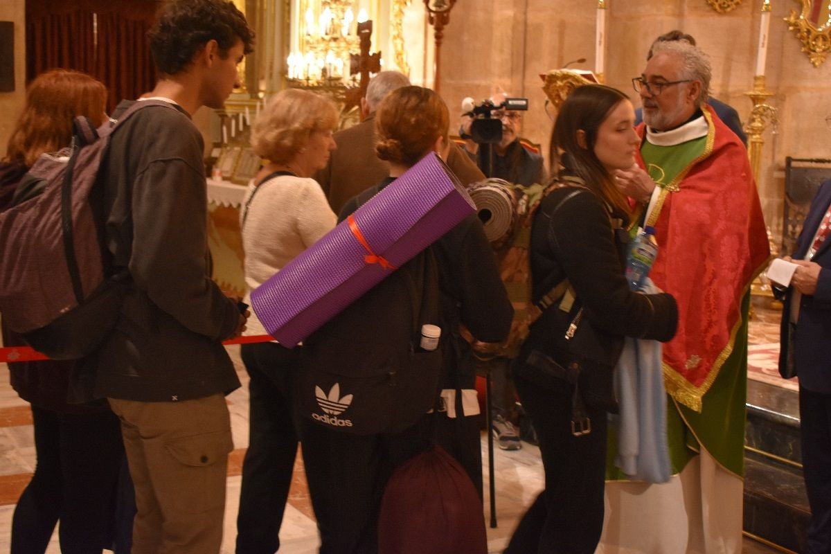 Abanilla peregrina a Caravaca - Misa del Peregrino
