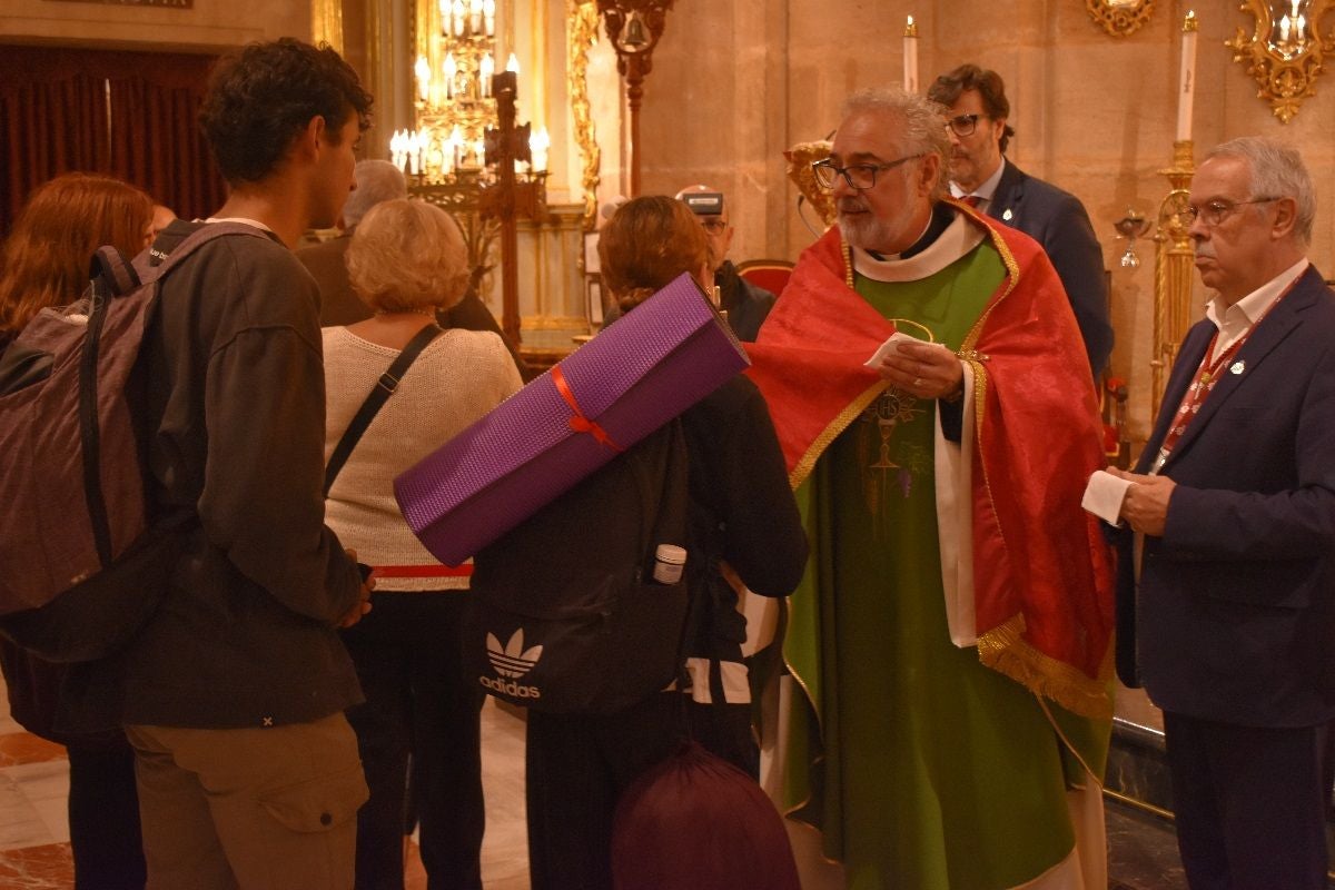Abanilla peregrina a Caravaca - Misa del Peregrino
