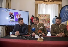 Presentación del XXI Cross de Artillería, el lunes pasado.