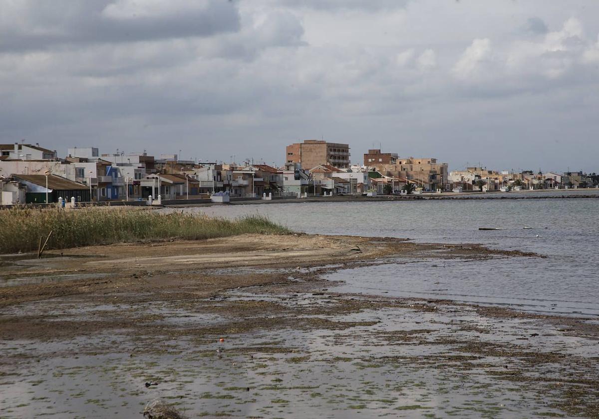 Ribera sur del Mar Menor en una imagen de archivo.