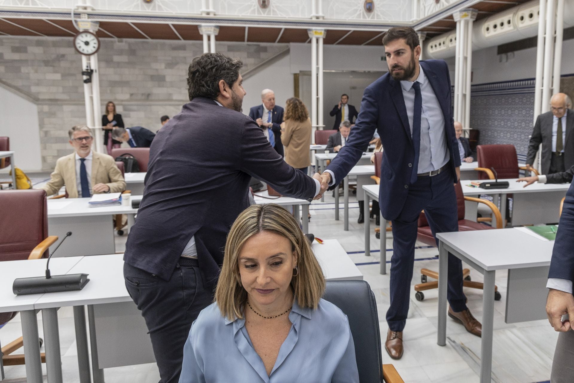 El Pleno de la Asamblea Regional de este martes, en imágenes