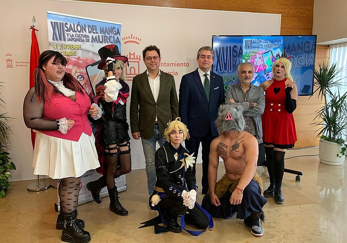 Un momento de la presentación del salón del manga.