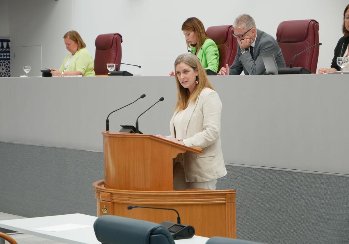 La diputada regional del Grupo Parlamentario Popular María Casajús.