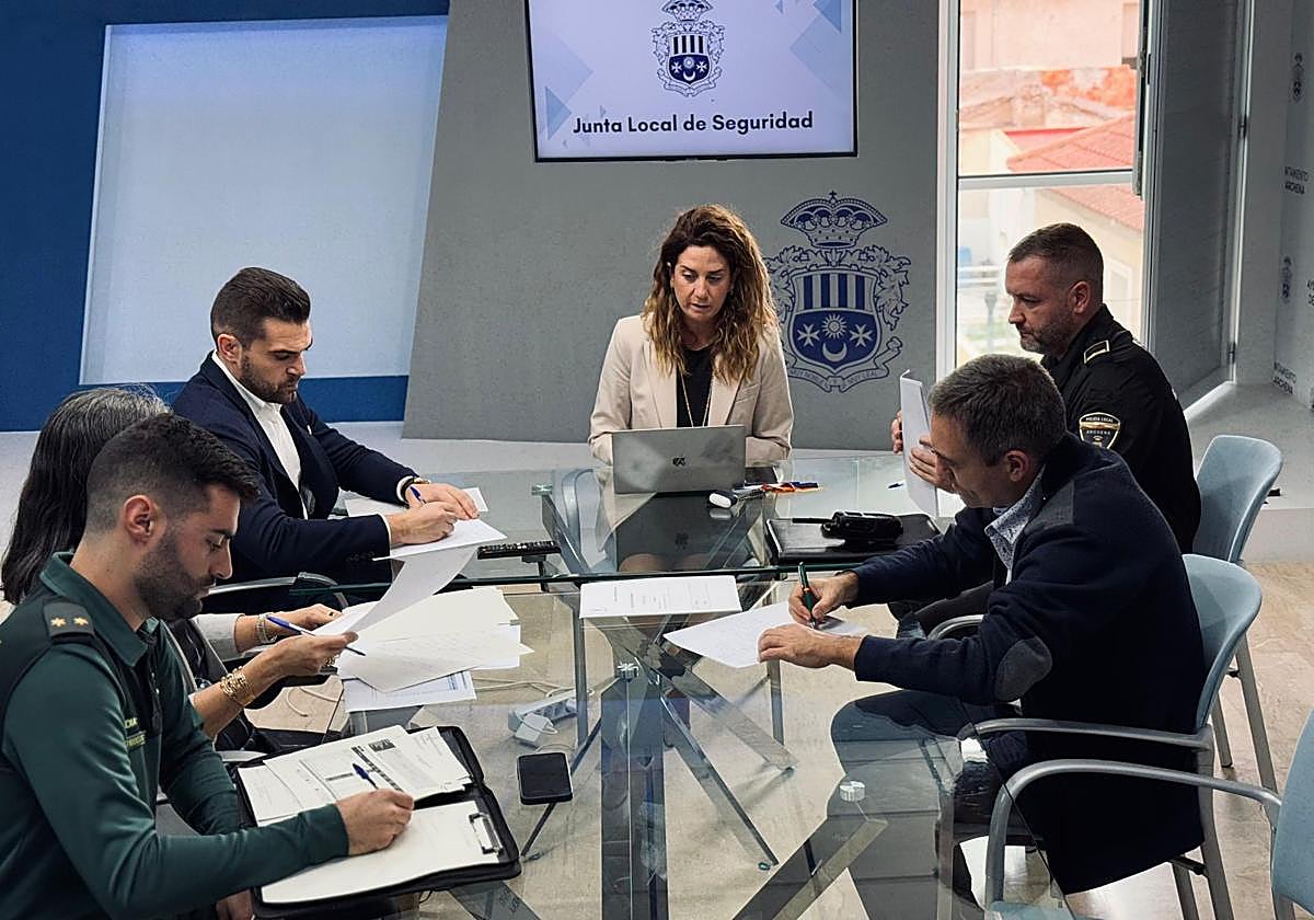 Junta de Seguridad Ciudadana celebrada este viernes en Archena.