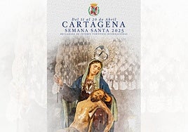 Cartel anunciador de la Semana Santa de Cartagena 2025.