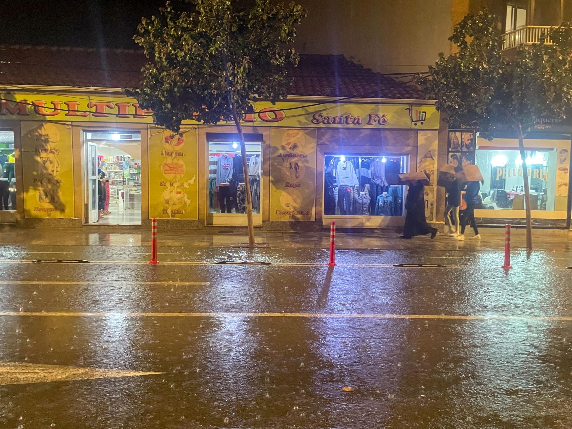 Las imágenes de la lluvia en Lorca