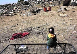 Una niña en condición de pobreza severa, en una imagen de archivo.