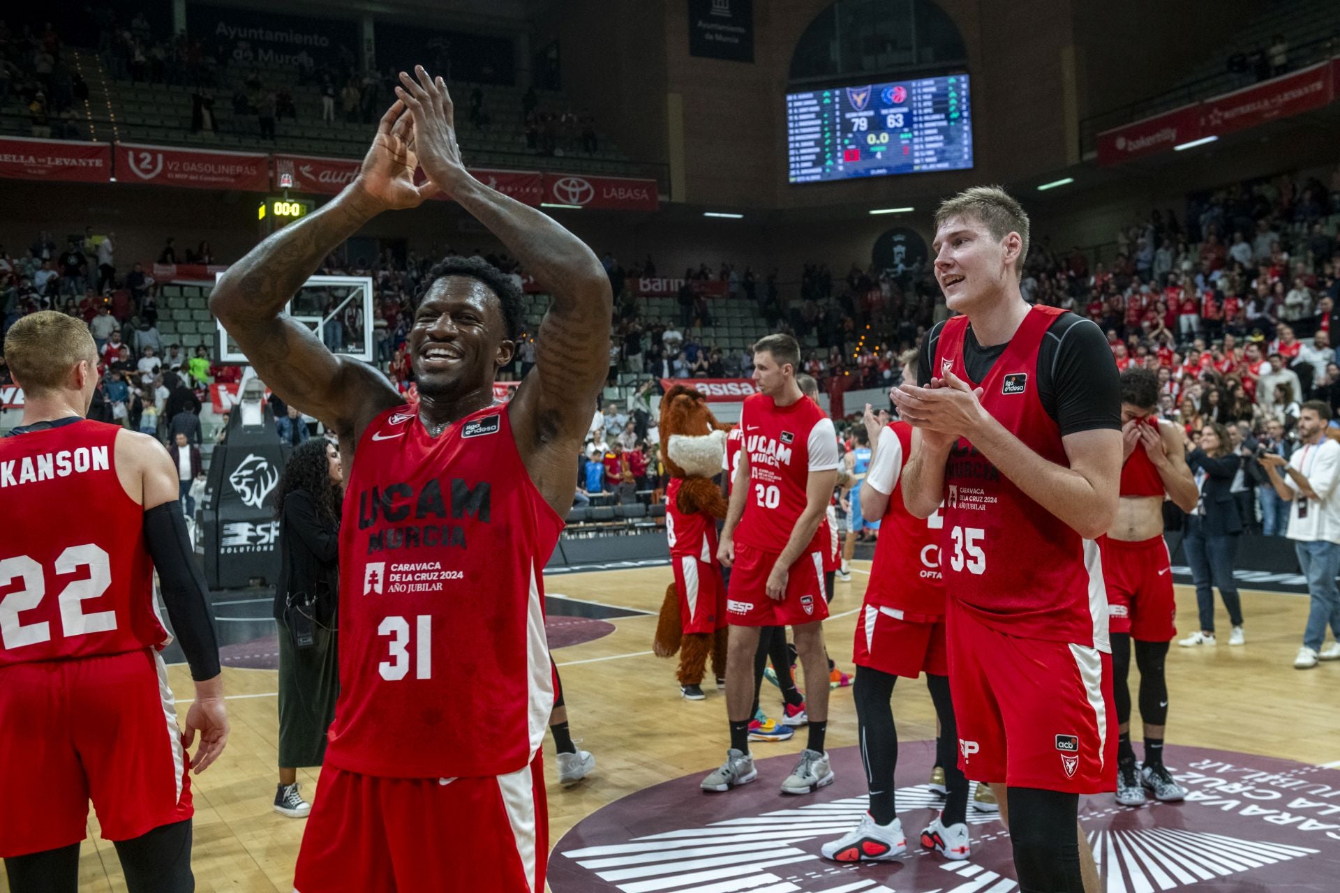 La victoria del UCAM Murcia ante el Breogán, en imágenes