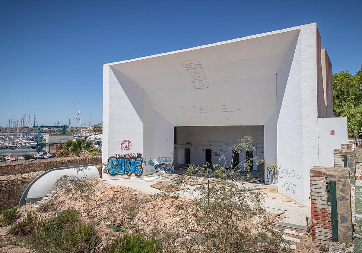 Tornavoz del recinto histórico de las Eras de la Sal en una imagen tomada el pasado julio.