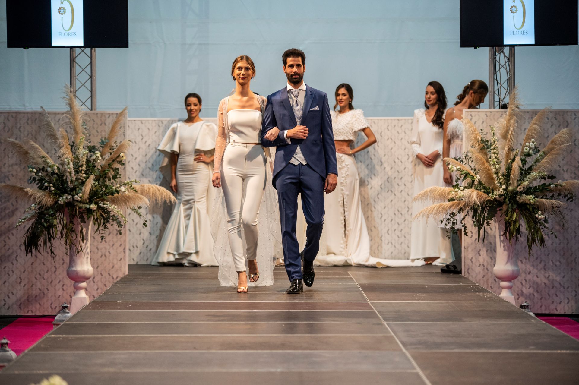 Desfile de moda nupcial en la pasarela de Boda&Celebraciones, la pasada edición.