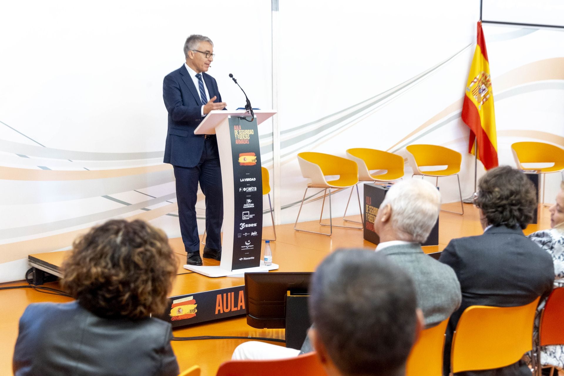 Aula de Seguridad y Fuerzas Armadas en Cartagena, en imágenes