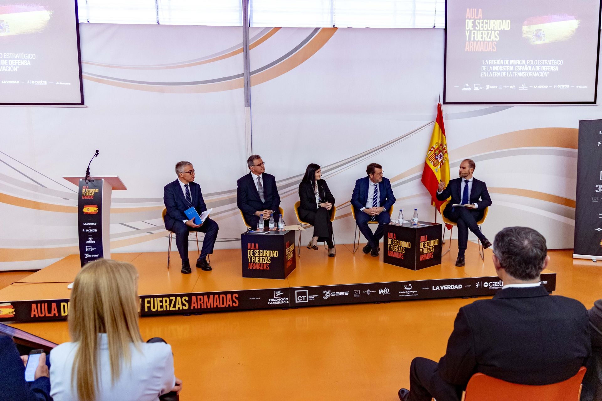 Aula de Seguridad y Fuerzas Armadas en Cartagena, en imágenes