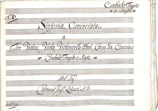 Una imagen de la partitura original.