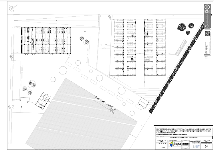 Planos del complejo que el Ministerio quiere instalar junto al edificio de la Seguridad Social.