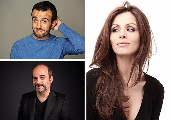 Ana Álvarez, Alejandro G. Calvo y José Gabriel Campos.