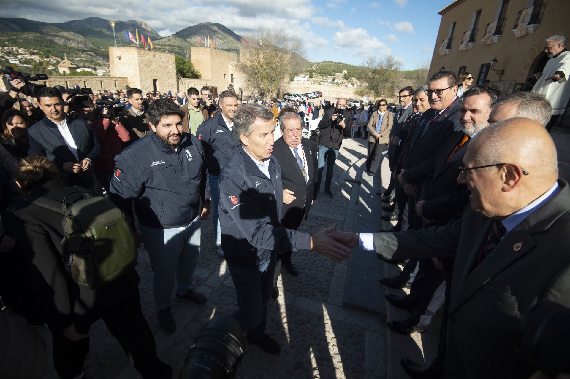La visita de Alberto Núñez Feijóo a Caravaca, en imágenes