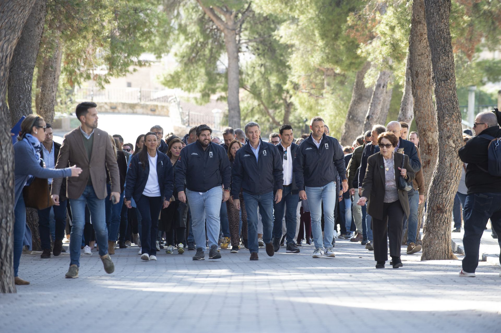 La visita de Alberto Núñez Feijóo a Caravaca, en imágenes
