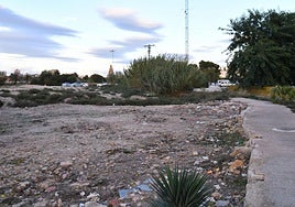 Vista de la zona norte de Barriomar, al sur de Murcia, en una imagen tomada ayer.