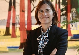 Carmen Rodríguez, en la sede del Colegio Notarial de Murcia.