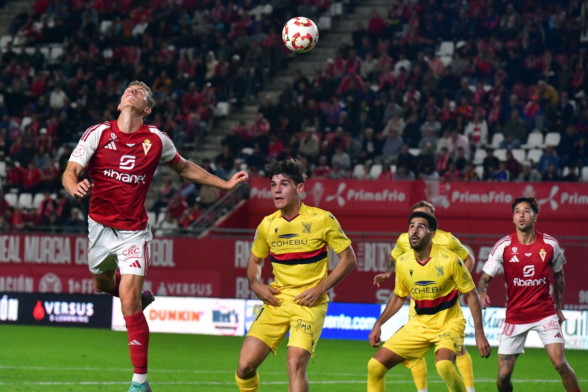 El empate del Real Murcia frente al Atlético Sanluqueño, en imágenes