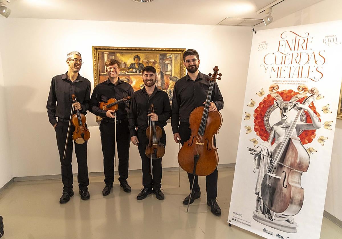 Miguel Luis Losada, Eduardo Fraga, Daniel López Zapata y Jaime Berruezo.