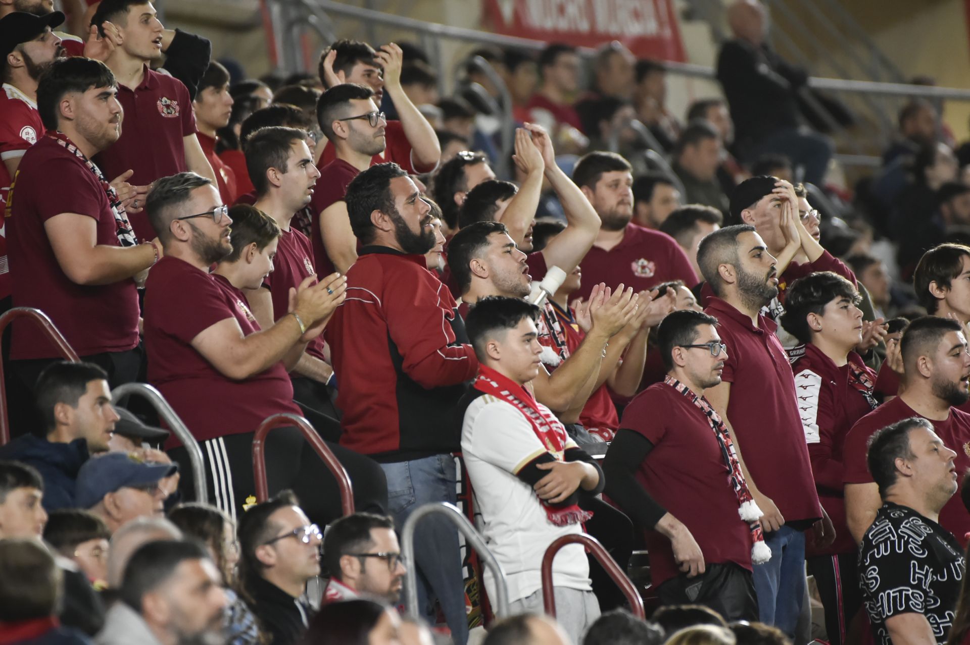 El empate del Real Murcia frente al Atlético Sanluqueño, en imágenes