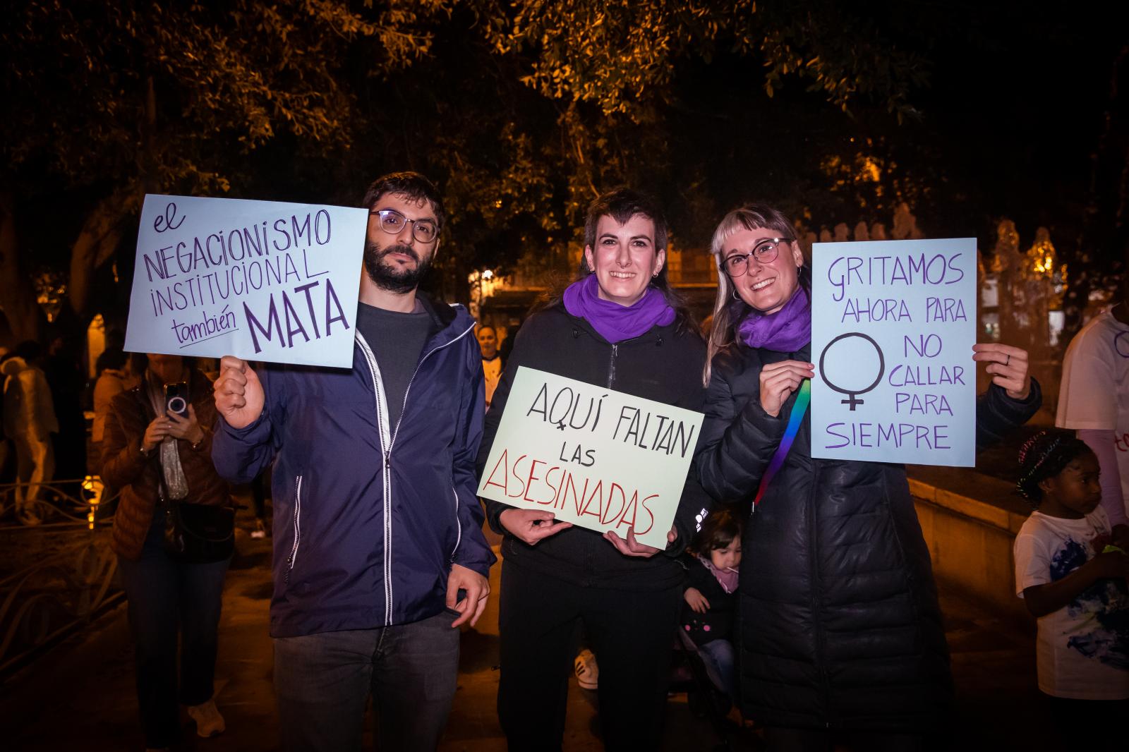 Las imágenes de la marcha del 25-N contra la violencia de género en Orihuela