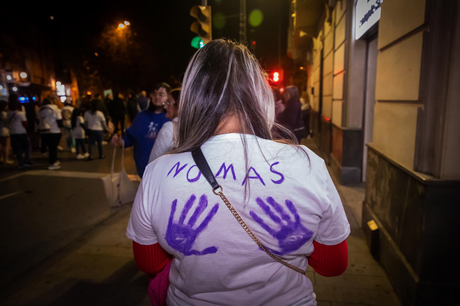 Las imágenes de la marcha del 25-N contra la violencia de género en Orihuela