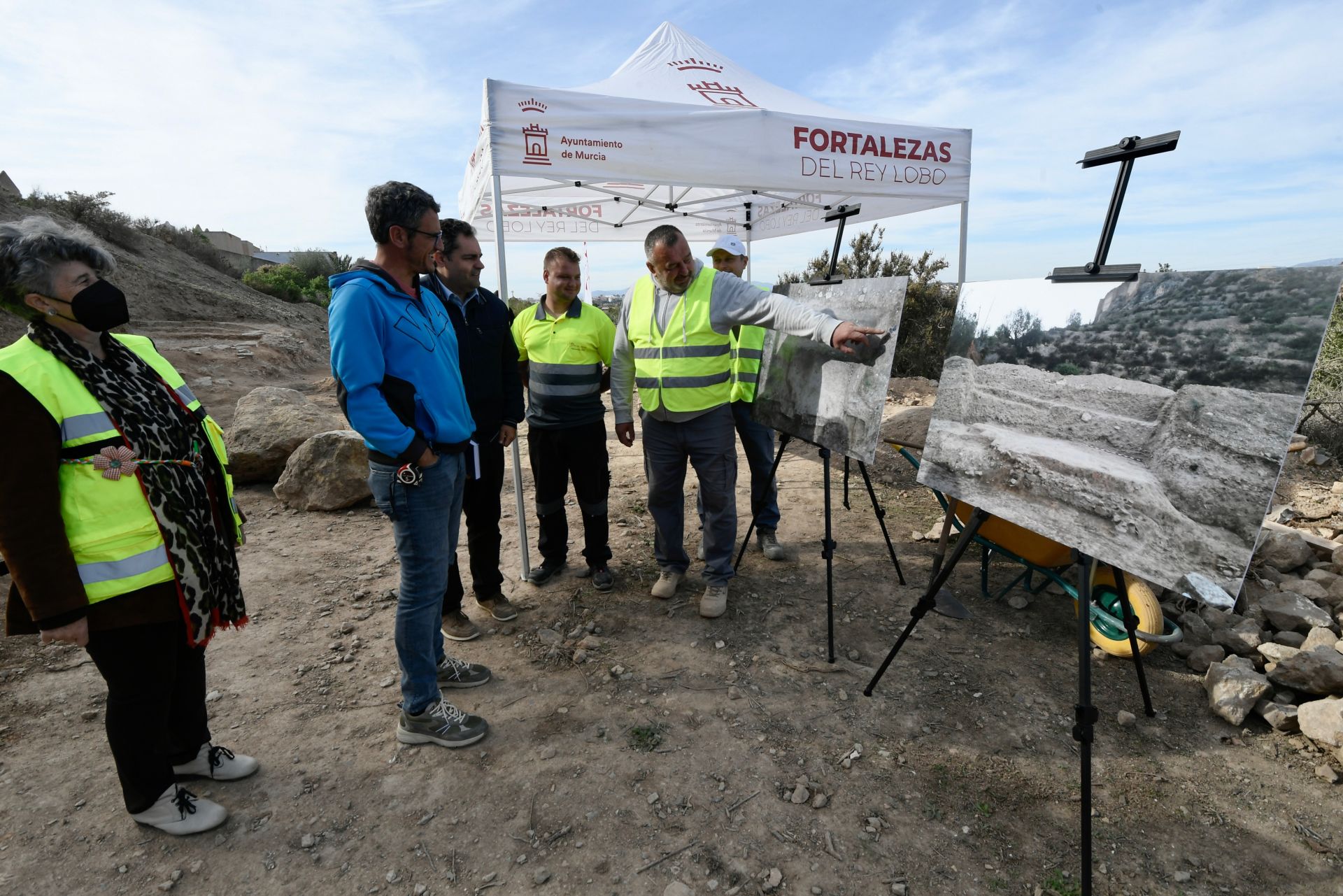 Descubrimiento de un yacimiento íbero en Monteagudo, en imágenes