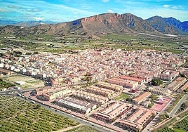 Vista aérea de Santomera.