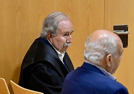 El exconcejal de Urbanismo, Fernando Berberena, durante el juicio por la barraca ilegal de Javalí Nuevo este año.