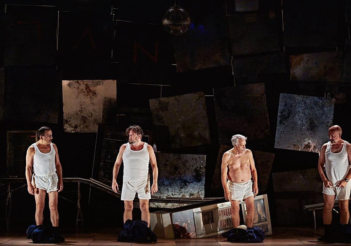 Elenco de 'Los lunes al sol'.