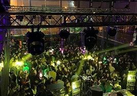 La Noche Bling, durante una de sus últimas ediciones en La Lonja de Orihuela.