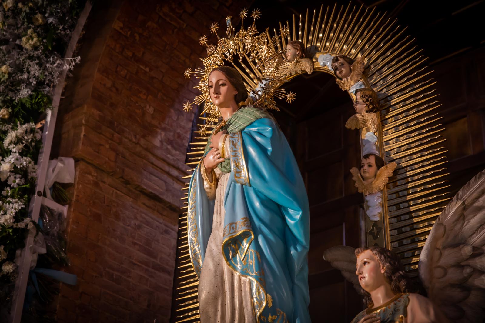 Las imágenes de la ofrenda floral a la Purísima en Torrevieja