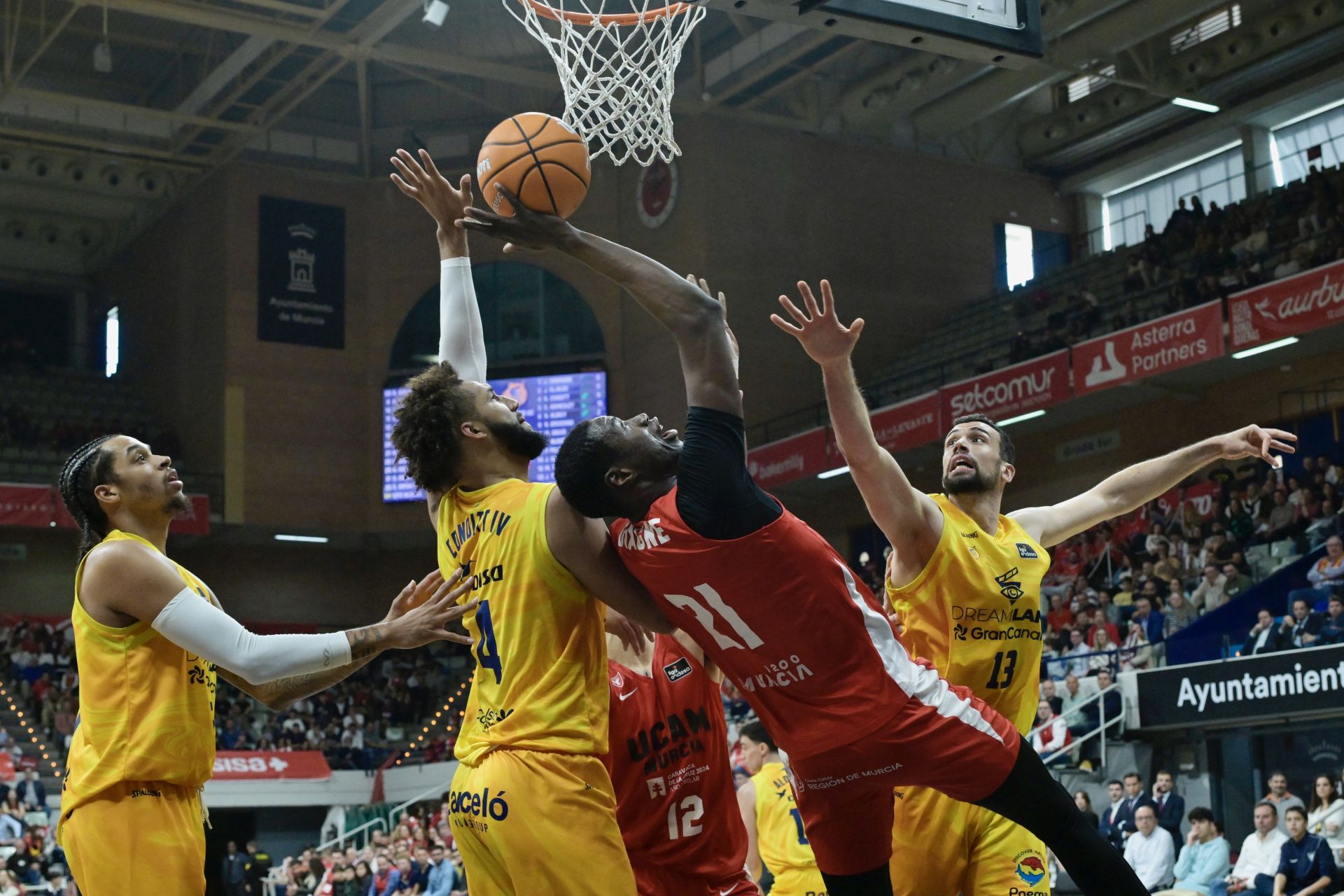 La derrota del UCAM Murcia frente al Gran Canaria, en imágenes