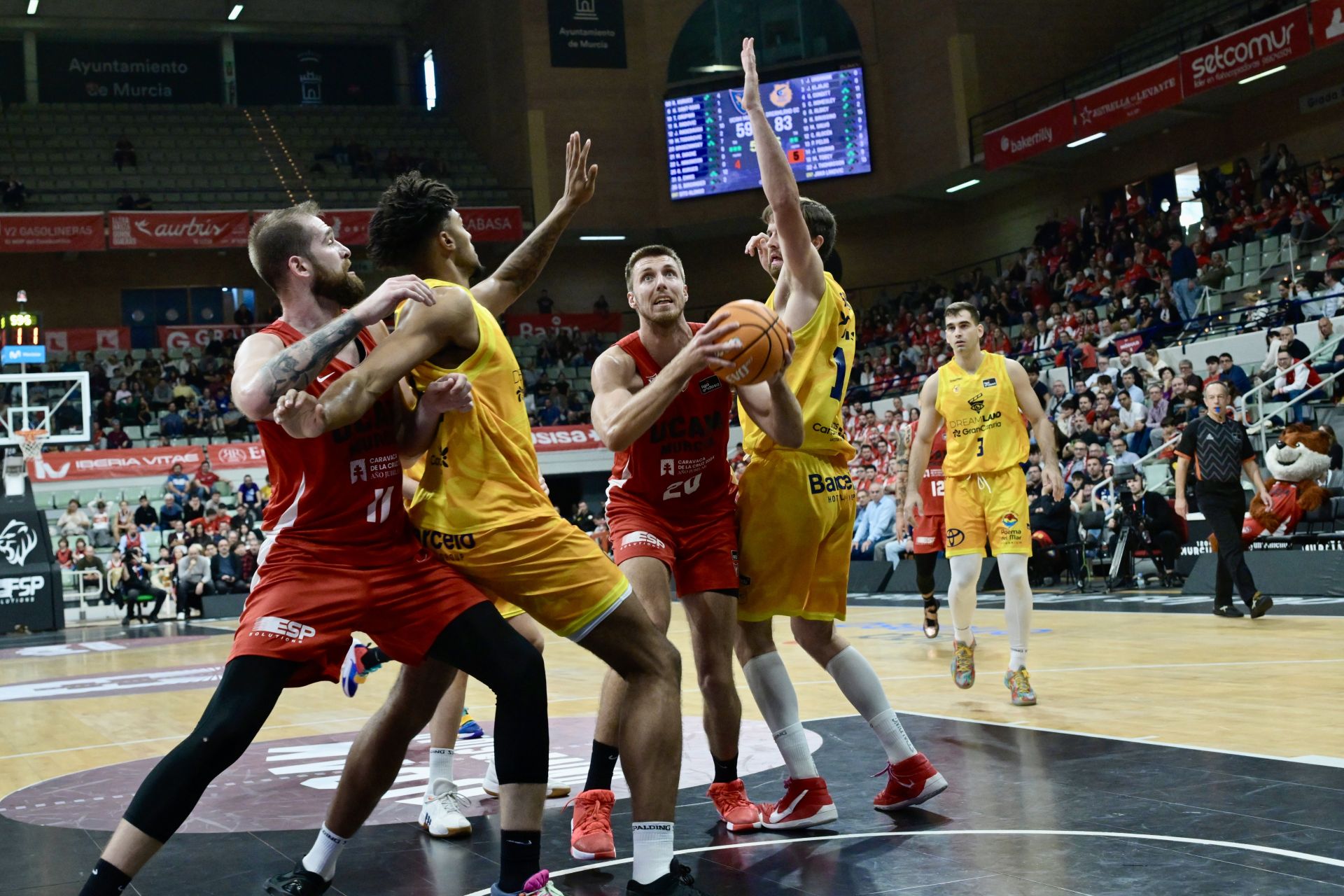 La derrota del UCAM Murcia frente al Gran Canaria, en imágenes