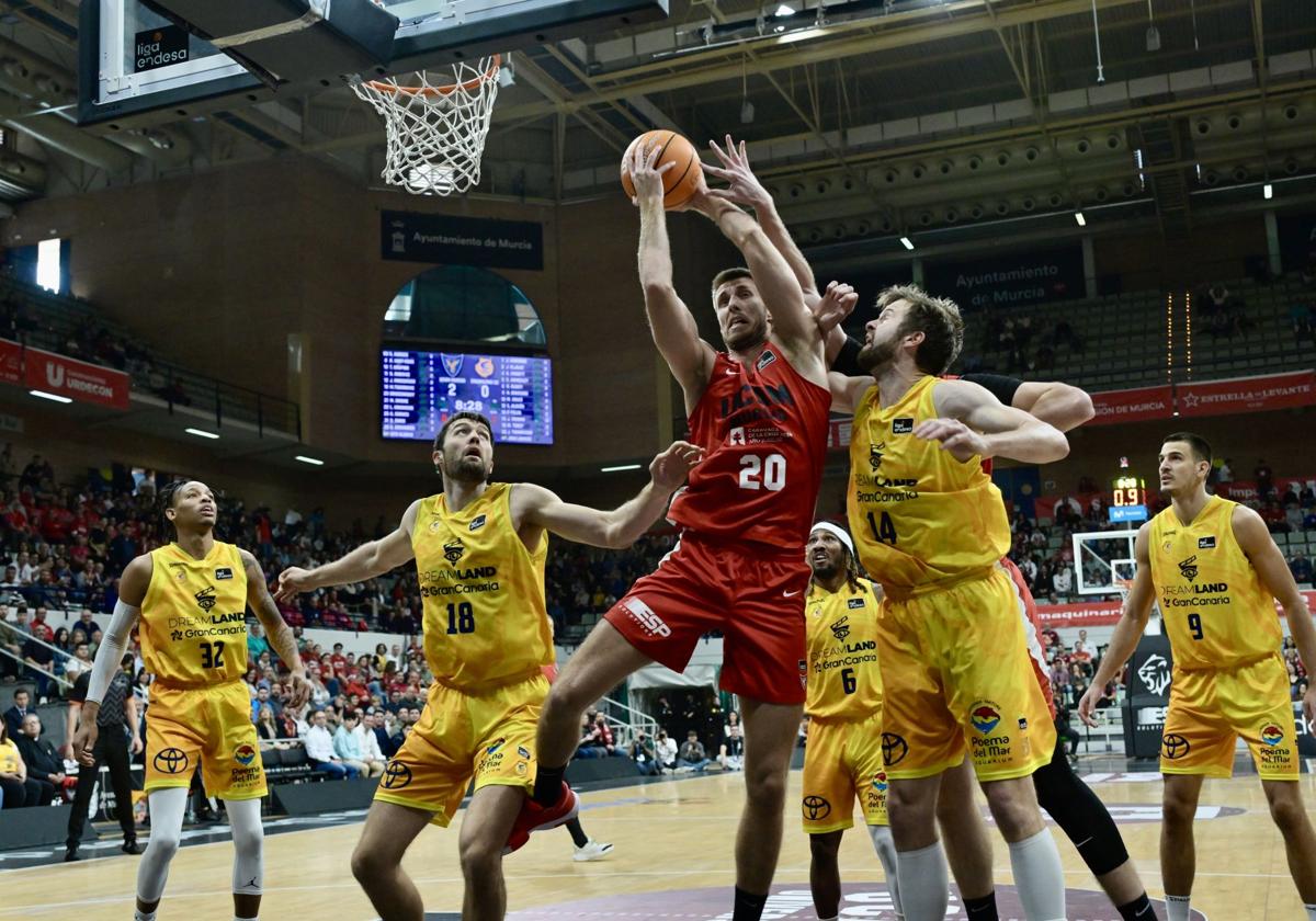 La derrota del UCAM Murcia frente al Gran Canaria, en imágenes