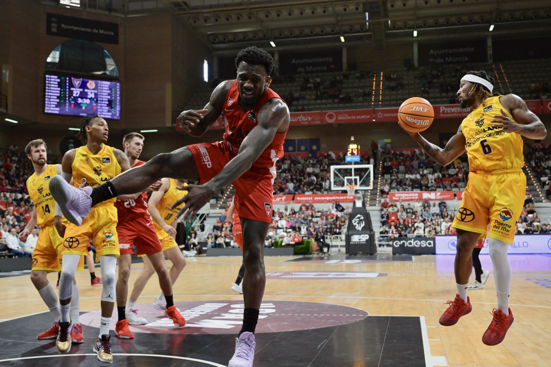 La derrota del UCAM Murcia frente al Gran Canaria, en imágenes